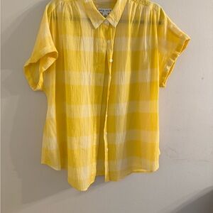 Ava & Viv Yellow Checkered 1x